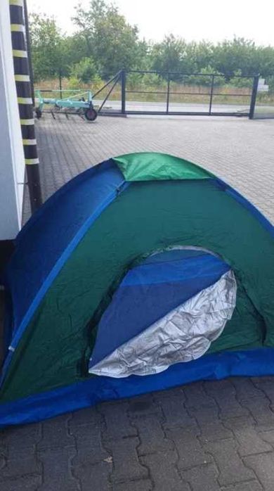 NAMIOT 3 OSOBOWY wędkarski 3 sztuki turystyczny 2x1,5m w pokrowcu