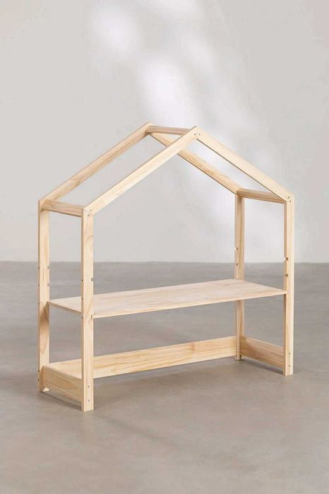 Mesa Criança + Banco em Madeira