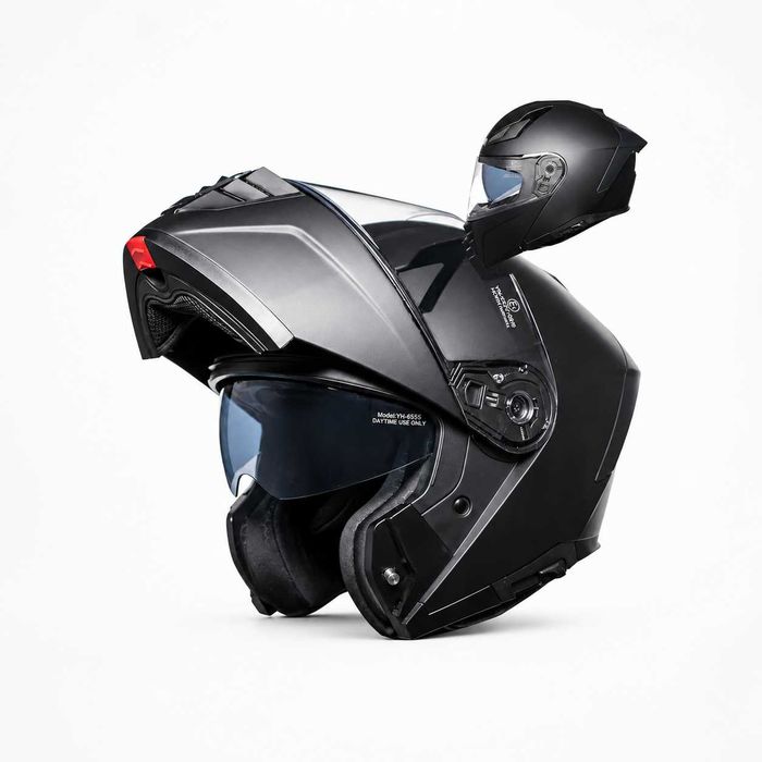 Kask motocyklowy Horn 932 szczękowy meski ECE 06, pod interkom, XS-XL