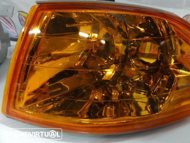 Piscas frontais + lâmpadas de pisca diaden vision para HONDA CIVIC 92-95 4 Portas EG8, EG9, EH8, EH9 fundo laranja Euro Look