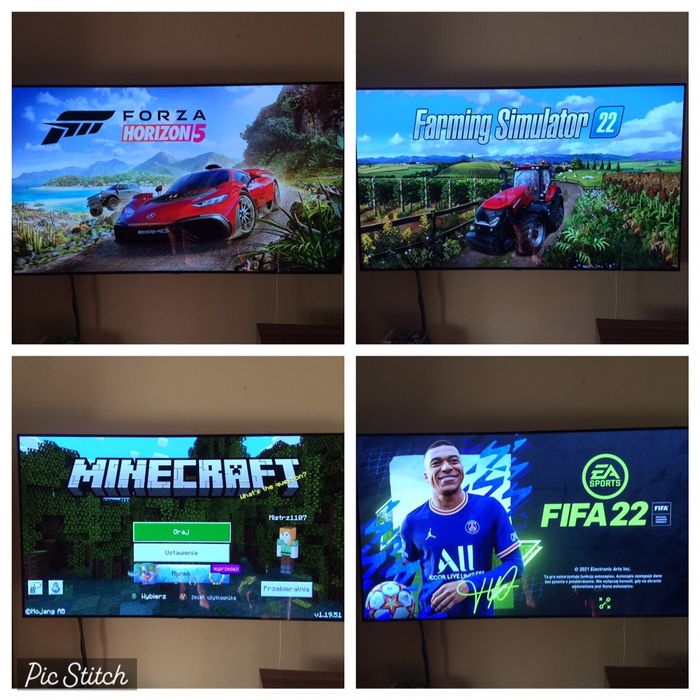 Konsola Xbox One S 4K UHD Gry Pady. Forza|Minecraft