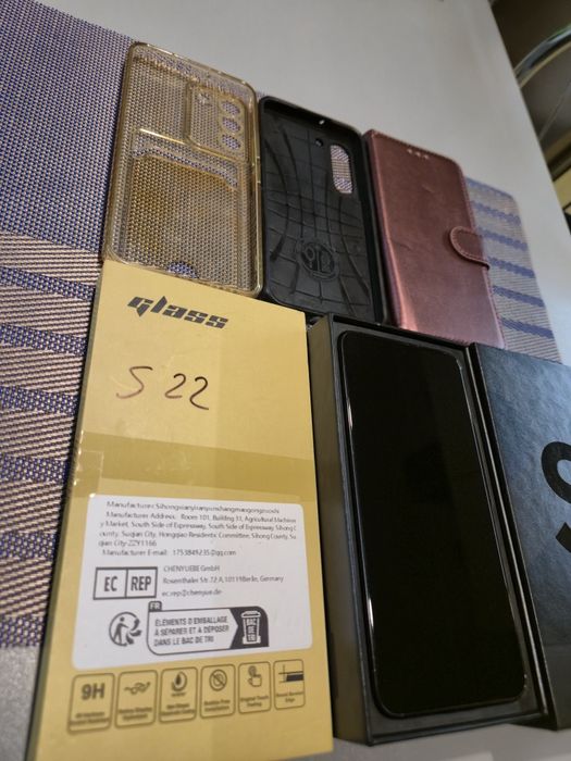 samsung galaxy s22 8gb/128gb czarny+dodatki
