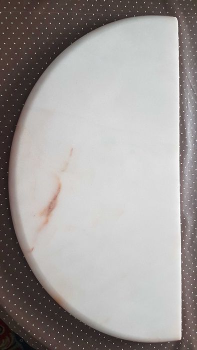 Pedra mármore para mesa semi-circular