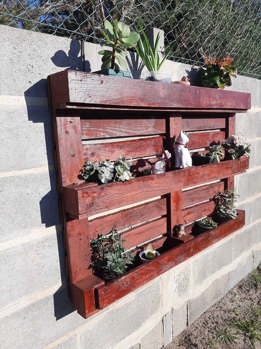 Floreiras em paletes Novas