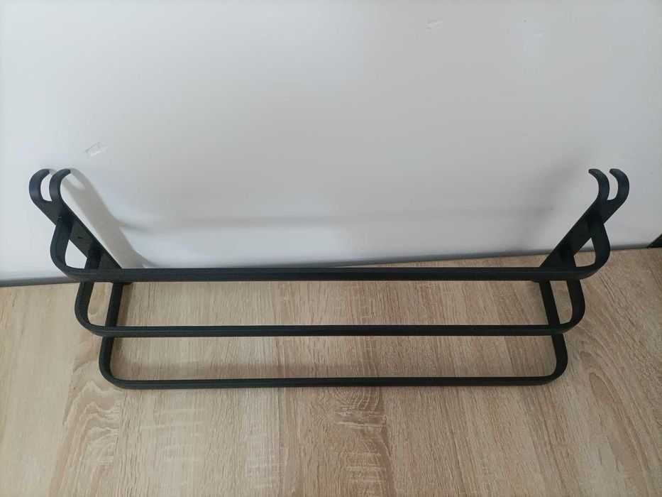 Półka Wieszak Metalowy Wisząca Za Drzwi 60cm NOWA Nr114