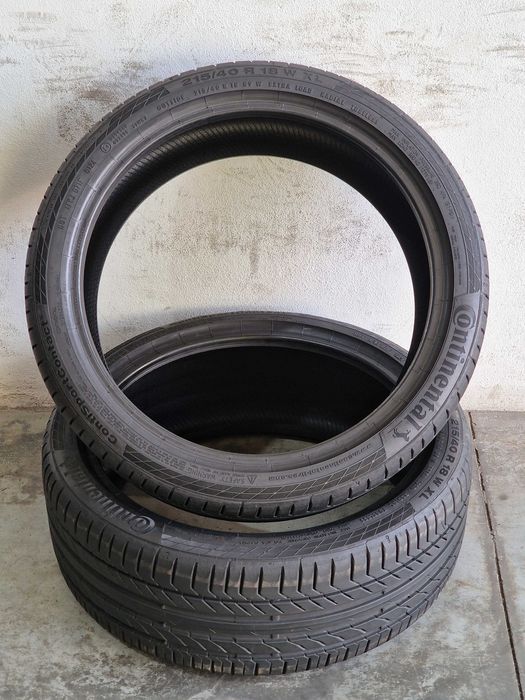 2 Pneus CONTINENTAL Semi Novos 215/40R18