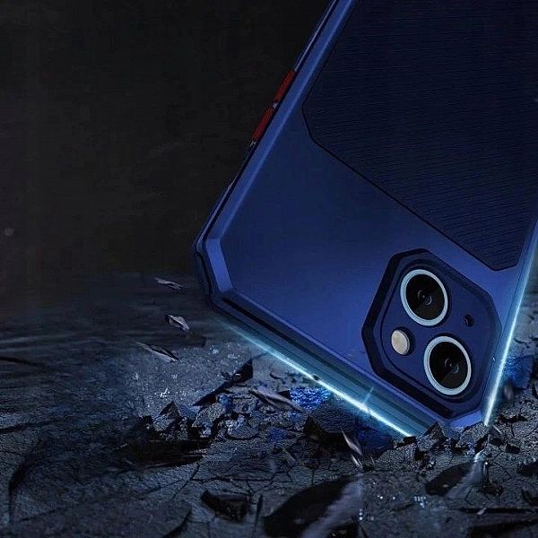 Metalowe Plecki, Etui Do Iphone 14 Folia Folia Ochronna Na Ekran Niebi