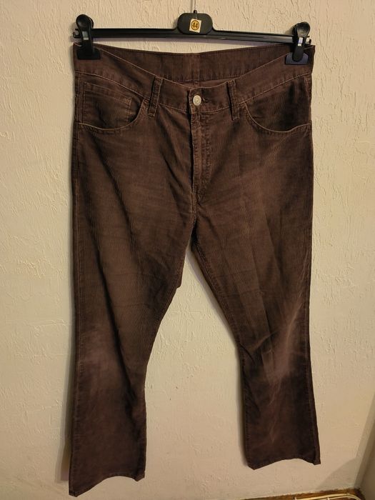 Męskie spodnie sztruksy Levi's 507 Bootcut W33 L34