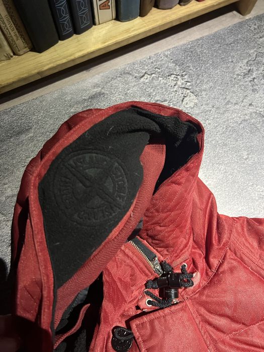 Vintage Куртка Пуховик Stone Island Down Jacket Red 2001