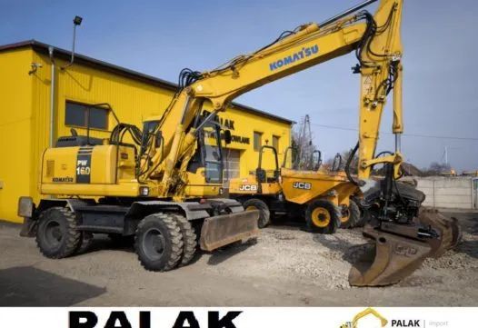 Komatsu Koparka kołowa KOMATSU PW 160-7E +ROTATOR , 2009 rok  Komatsu ,Doosan ,JCB