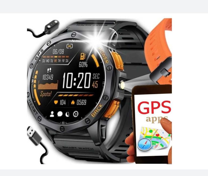 SmartWatch męski z GPS dwie sztuki nowe