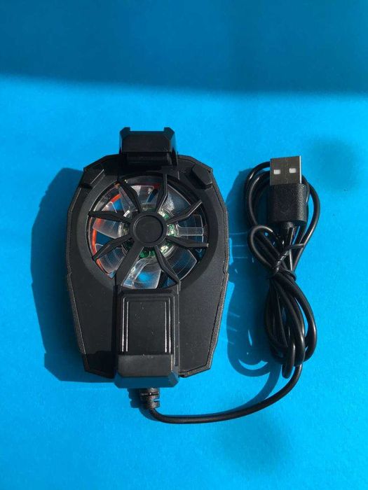 Кулер для телефону X112 з підсвічуванням + напальчники у подарунок