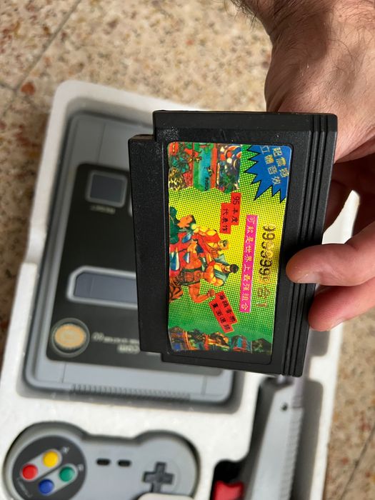 Consola action super 6 rara com pistola comandos e caixa jogo64751149085955124