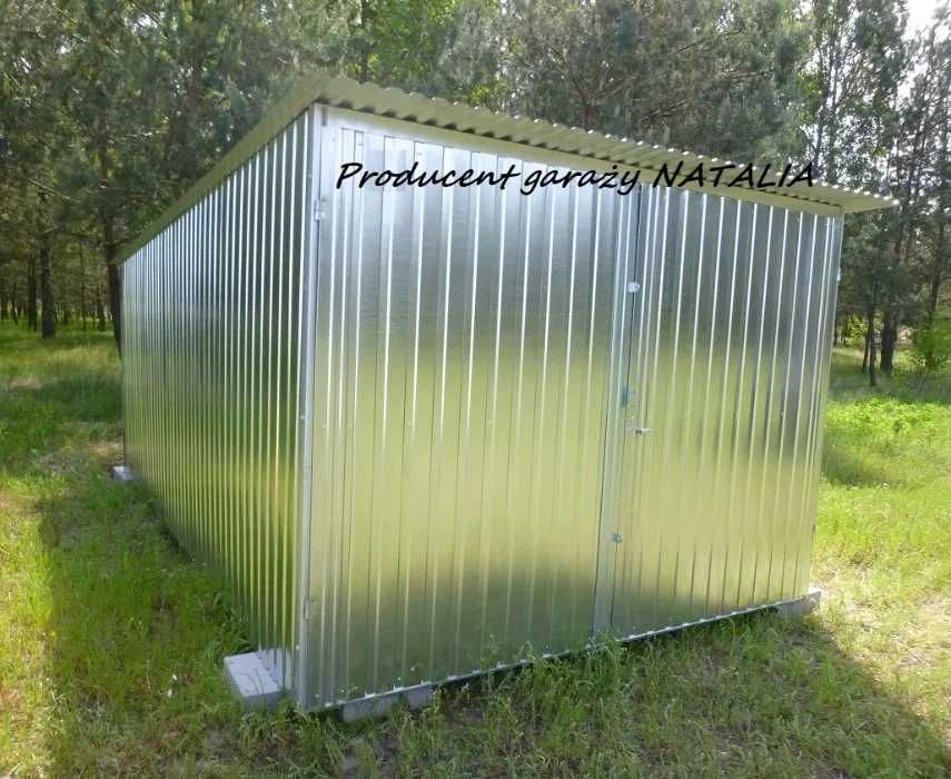 Garaż blaszany 3x5 KONSTRUKCJA OCYNK! Garaże blaszane Cały Kraj SZYBKO
