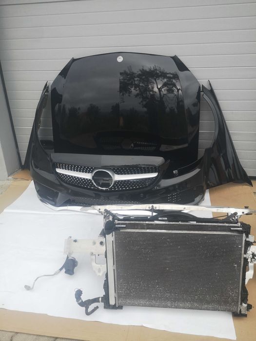 Frente completa c/Farois Opticas Mercedes W205 Class C LED faróis ILS