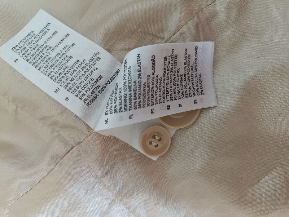 Beżowy żakiet H&M 36 S