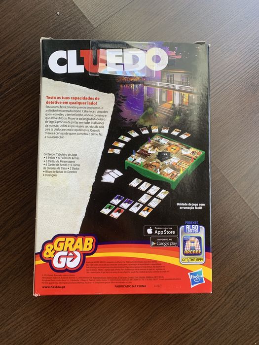 Jogo Cluedo Grab&Go Completo | Como Novo