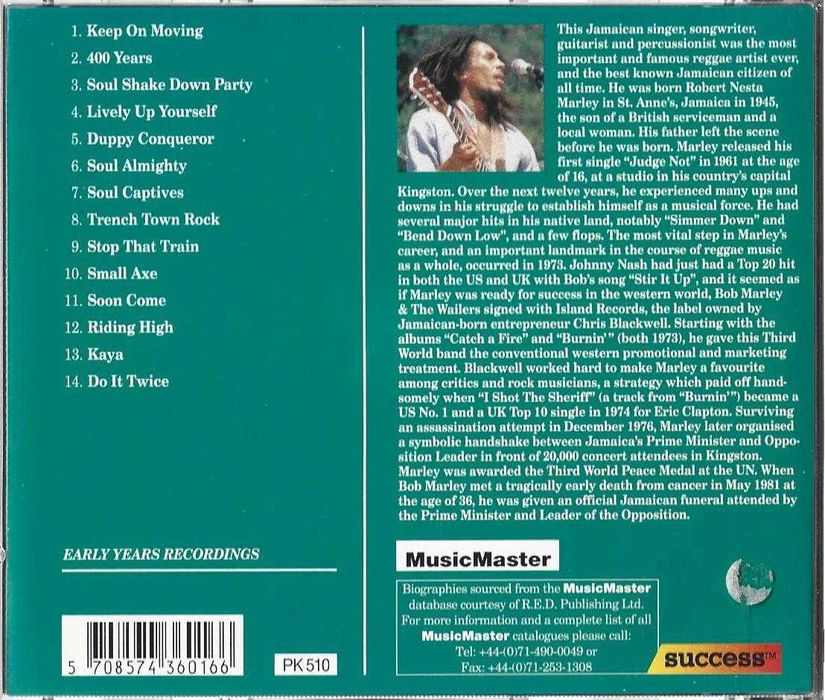 Bob Marley - - - - - Keep On Moving - - - - - CD