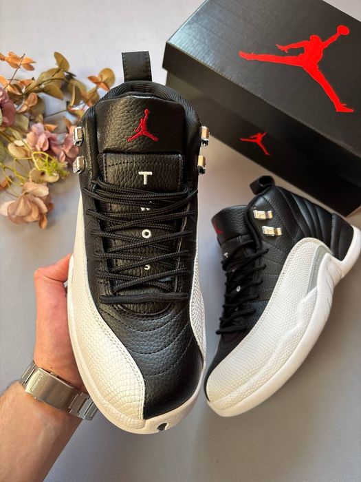Кросівки Jordan 12 Retro Playoffs "Black/White"