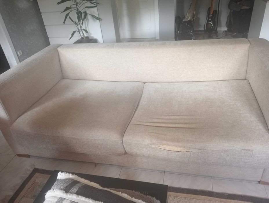 Sofá bege 2 lugares