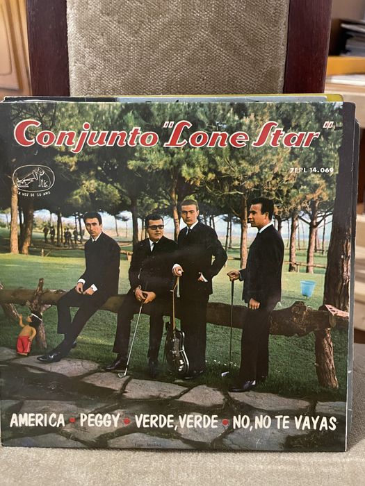 Conjunto Lone Star, america, peggy, verde, nono te vayas, winyl 7”