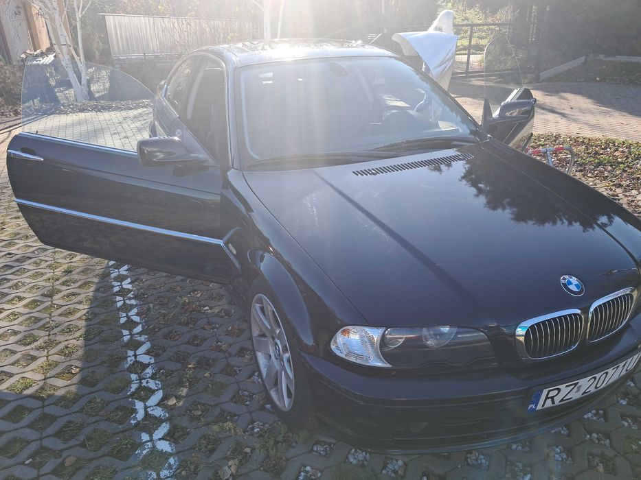 BMW  320 Ci Coupe 198 tyś km.Czarny metalik skóra