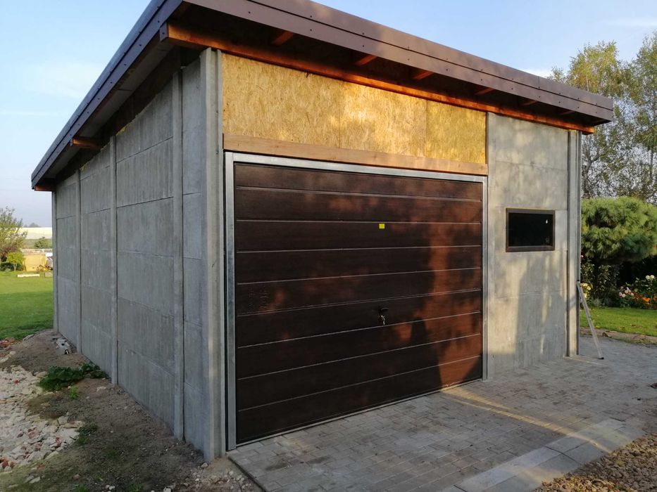 Brama garazowa uchylna skrzydlowa na wymiar