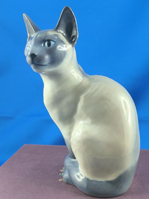Kot syjamski Royal Copenhagen #porcelana #ozdoba #prezent #figurka #RC