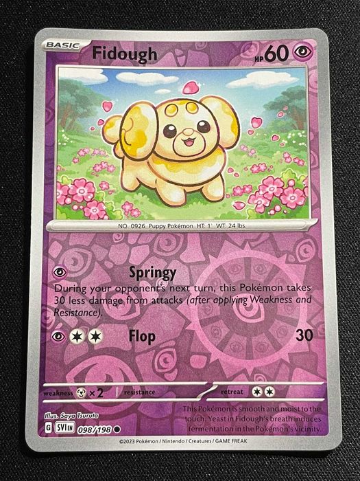 Carta Pokémon Fidough 98/198 Scarlet & Violet
