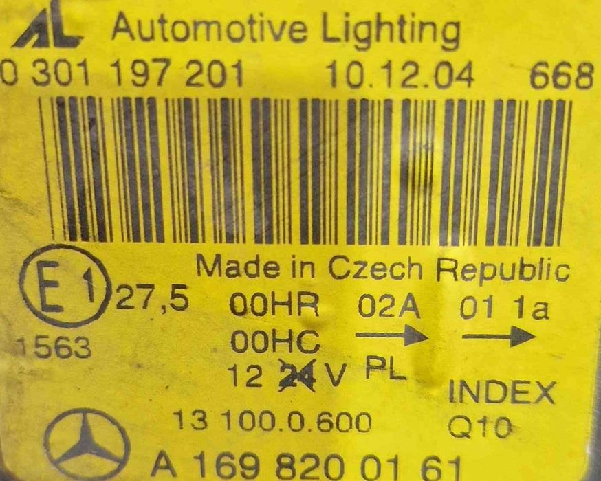 Ótica / Farol Esquerdo A1698200161 - MERCEDES-BENZ A-CLASS