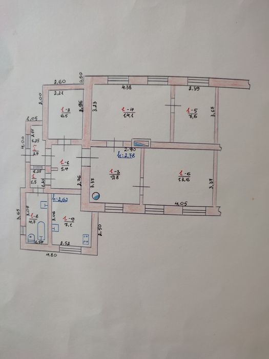 3к квартира в центрі міста