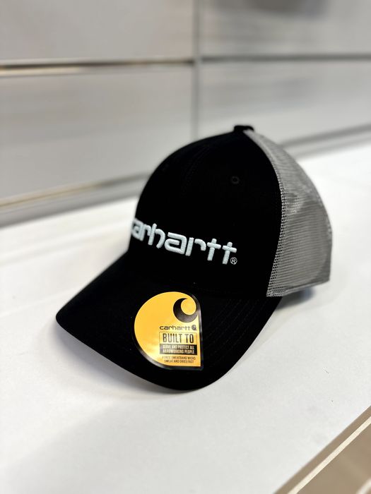 czapka carhartt trucker canvas black uniwersalna