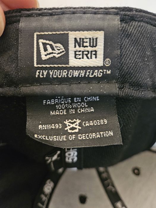 Czapka z daszkiem Oakley New Era sq o black 100% Wool uszkodzony dasze