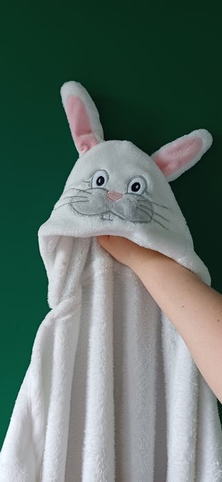 Kocyk dziecięcy króliczek biały