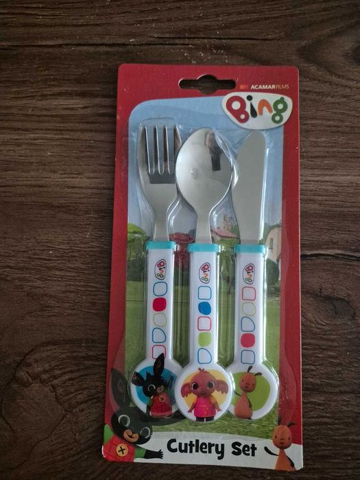 Sztućce BING - widelec, łyżka i nóż