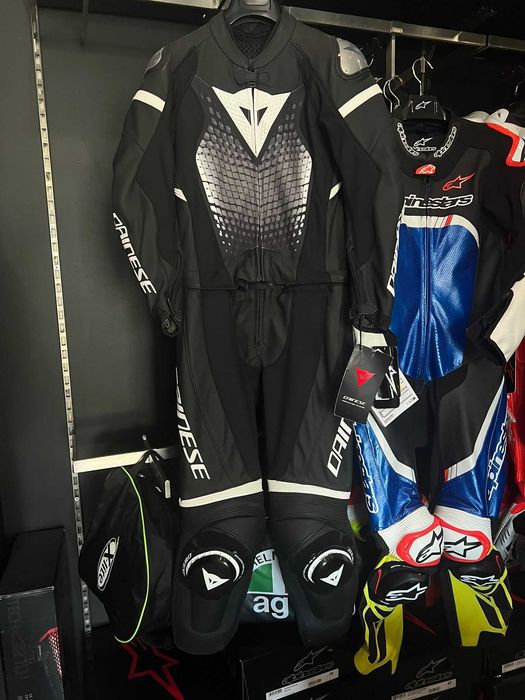 Kombinezon motocyklowy DAINESE FULMINEA 2PCS BLACK/WHITE '40 '42 '44  !Wyprzedaż! Motoszafa!