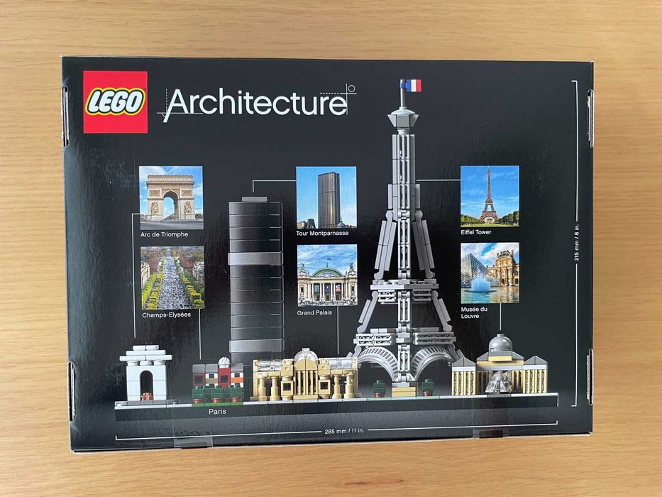LEGO 21044: Architecture Skylines Paris (novo e selado / new and not open)