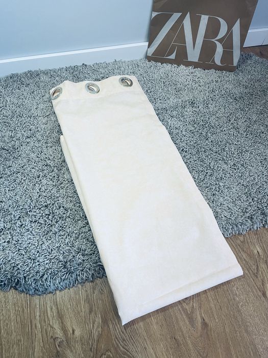 Morelowa duza zaslona na kolkach stora kotara narzuta kapa