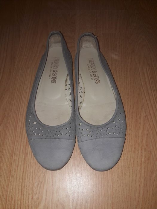 Nowe baleriny 37 niebieskie i granatowe.