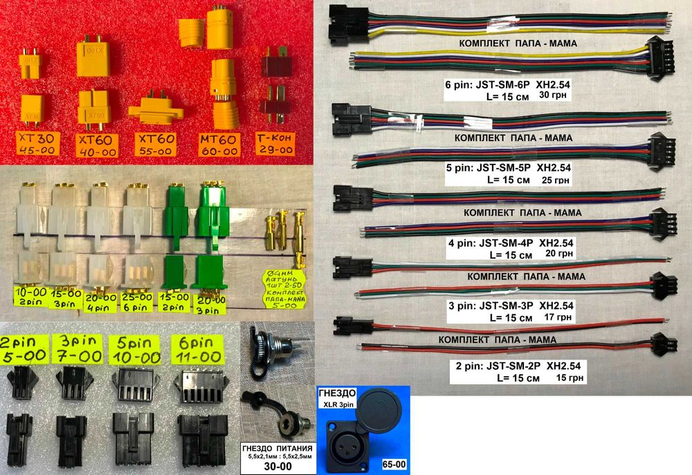 Кабель 9 pin, провід для мотор колесо, 2 - 9pin кабель водонепроникний