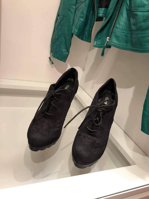 Czarne botki rozm 39-25cm