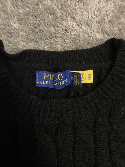 Sweter Ralph Lauren Polo czarny rozmiar M