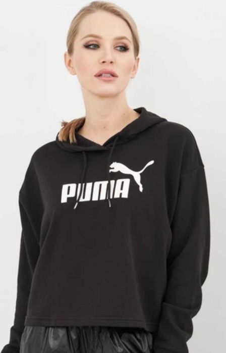 Стильне худі кофта Puma Ess Cropped S/M оверсайз ідеальний стан