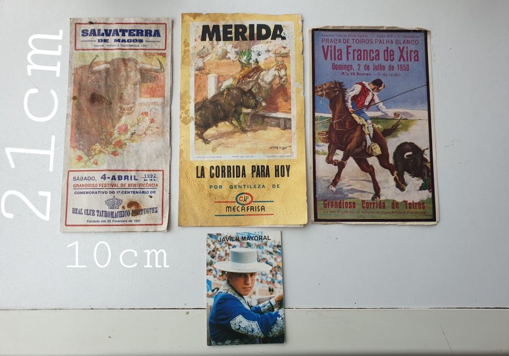 Panfletos antigos tauromaquia
