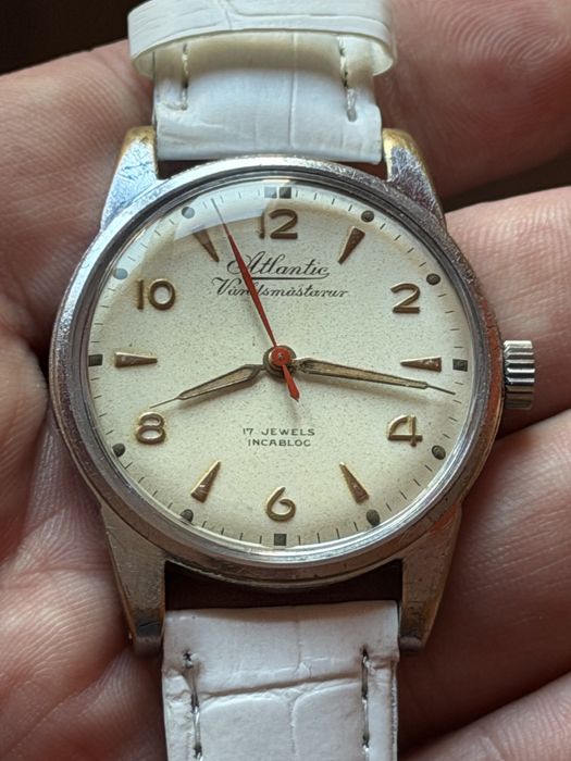 Atlantic Worldsmasterur 17jewels, rozmiar 36/46mm, piękny stan