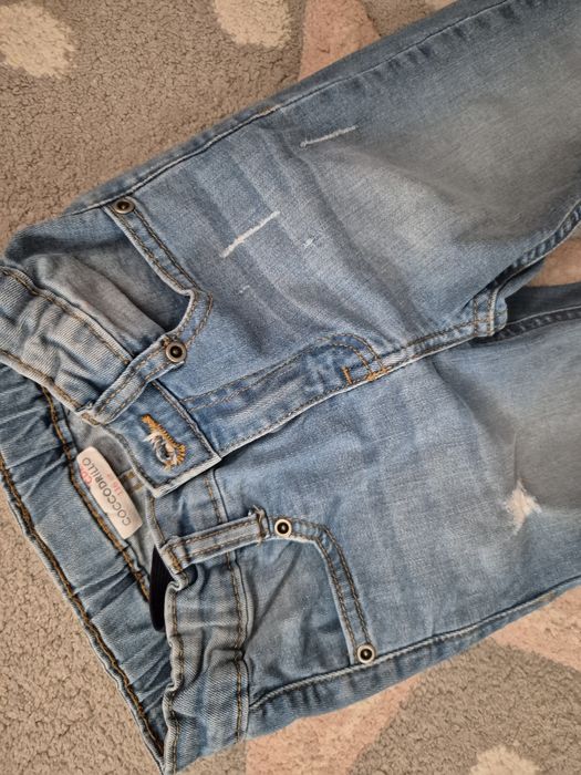 Jeans coccodrillo 116 mięciutkie