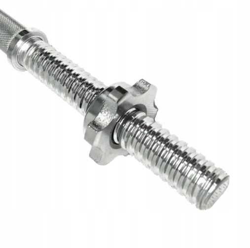 Gryf prosty stalowy sztanga 180cm 28mm pełny gryf siłownia obciążenie