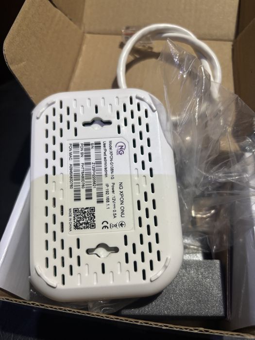 Абонентський термінал NG PON ONU XPON G108N 1G