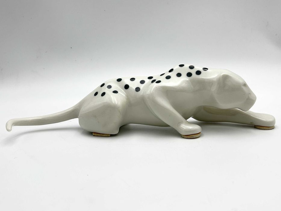 Figurka ceramiczna: „Pantera" Sgrafo Modern ,Peter Müller,  lata 60