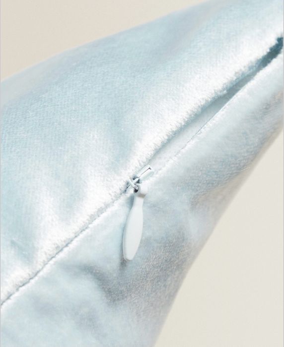 Capa De Almofada Veludo Folha Zara Home NOVO